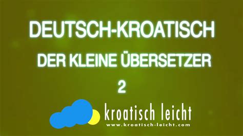 übersetzung auf kroatisch